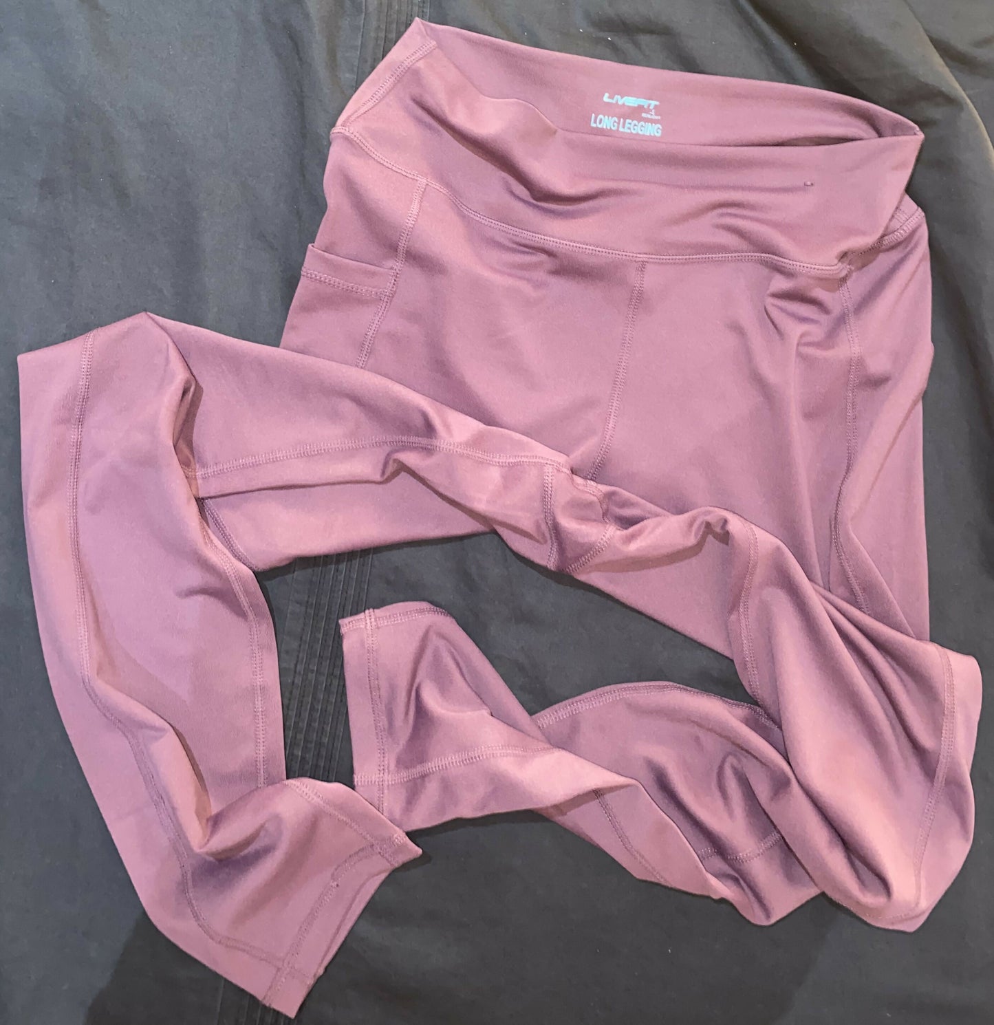 Sweaty Purple Gym Leggings